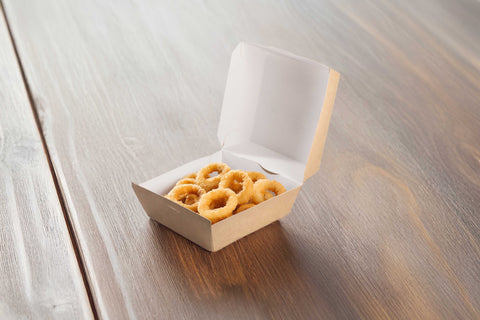 Grande coque de hamburger recyclable