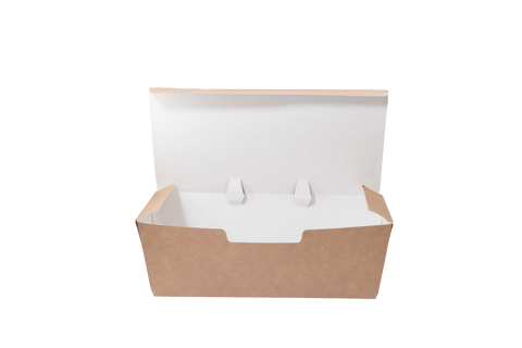 Plateau recyclable avec couvercle
