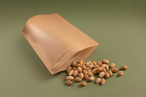 Large ReciKraft Recyclable Doypack Bag with Zip and Valve