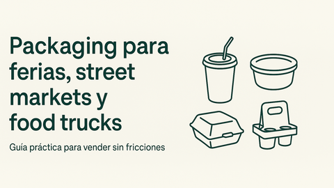 Cómo adaptar tu packaging para ferias, street markets y food trucks