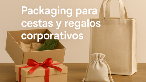 Packaging para cestas y regalos corporativos: opciones sostenibles para tus campañas de Navidad