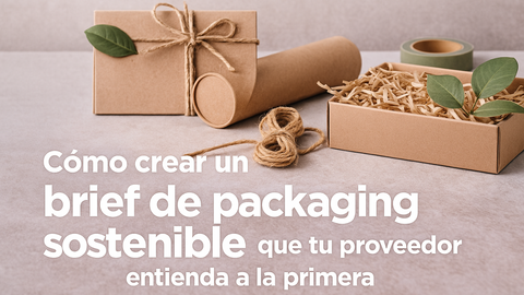 Cómo crear un brief de packaging sostenible que tu proveedor entienda a la primera