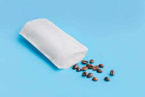 Petit sac Doypack recyclable ReciWhite avec fermeture éclair