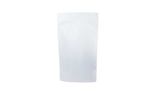 Sac Doypack ReciWhite recyclable de taille moyenne avec fermeture éclair