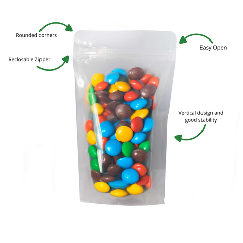 Small ReciClear Recyclable Doypack Bag with Zip
