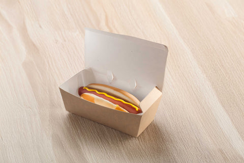 Plateau recyclable avec couvercle