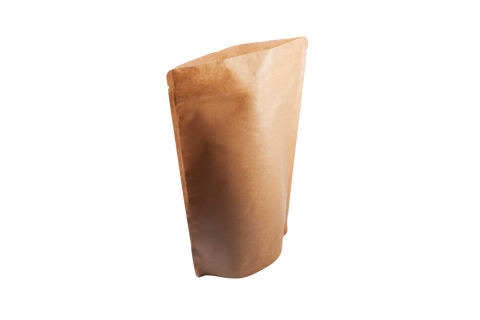 Sac Doypack BioKraft moyen avec fermeture éclair